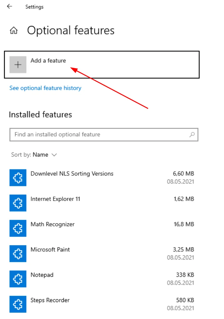 Dodawanie funkcji Windows Server